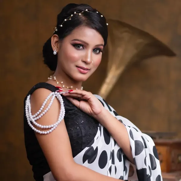 Printed_Daily_Wear_Georgette_Saree_With_Unstitched_Blouse_Piece