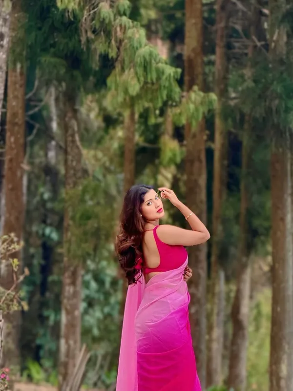 Dyed_Daily_Wear_Georgette_Saree_With_Unstitched_Blouse_Piece