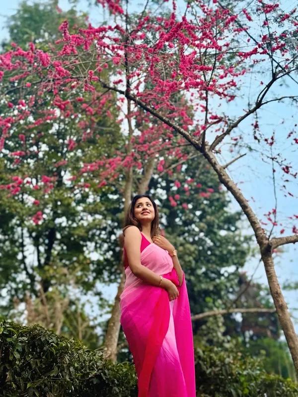Dyed_Daily_Wear_Georgette_Saree_With_Unstitched_Blouse_Piece