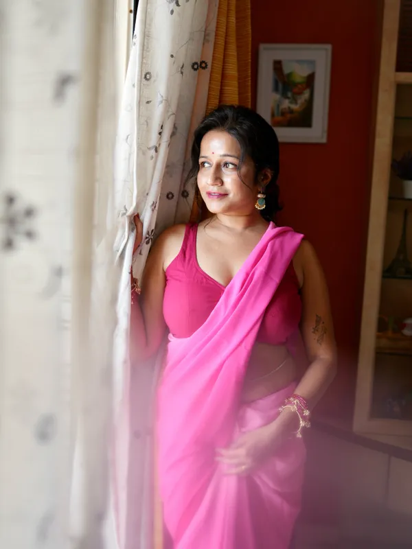 Dyed_Daily_Wear_Georgette_Saree_With_Unstitched_Blouse_Piece