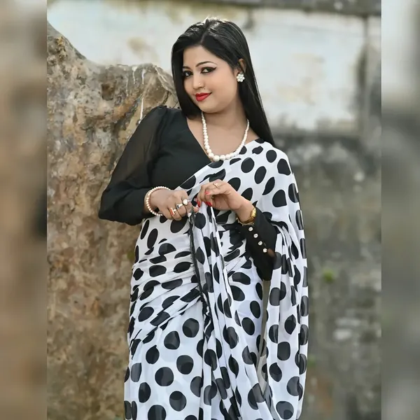 Printed_Daily_Wear_Georgette_Saree_With_Unstitched_Blouse_Piece