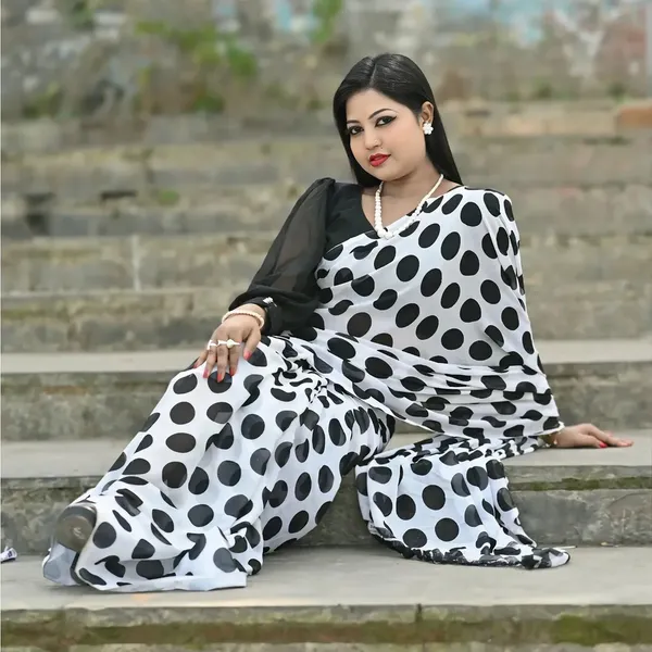 Printed_Daily_Wear_Georgette_Saree_With_Unstitched_Blouse_Piece