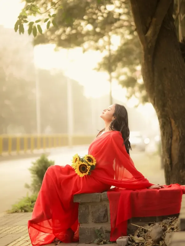 Plain_Dyed_Daily_Wear_Georgette_Saree_With_Unstitched_Blouse_Piece