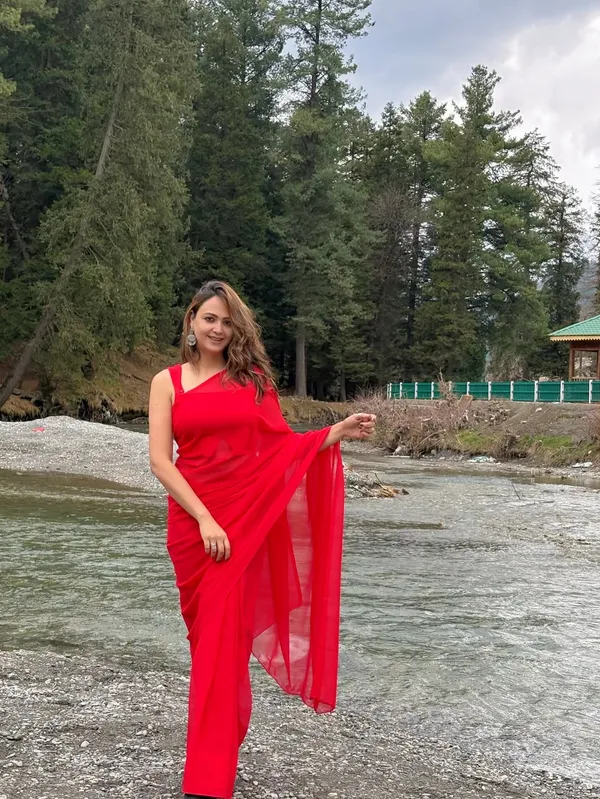 Plain_Dyed_Daily_Wear_Georgette_Saree_With_Unstitched_Blouse_Piece