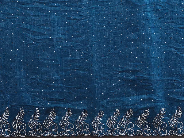 Women's_Chiffon_Shiny_Stone_and_Diamond_Work_Lace_Boarder_Saree_With_Unstitched_Blouse_Piece