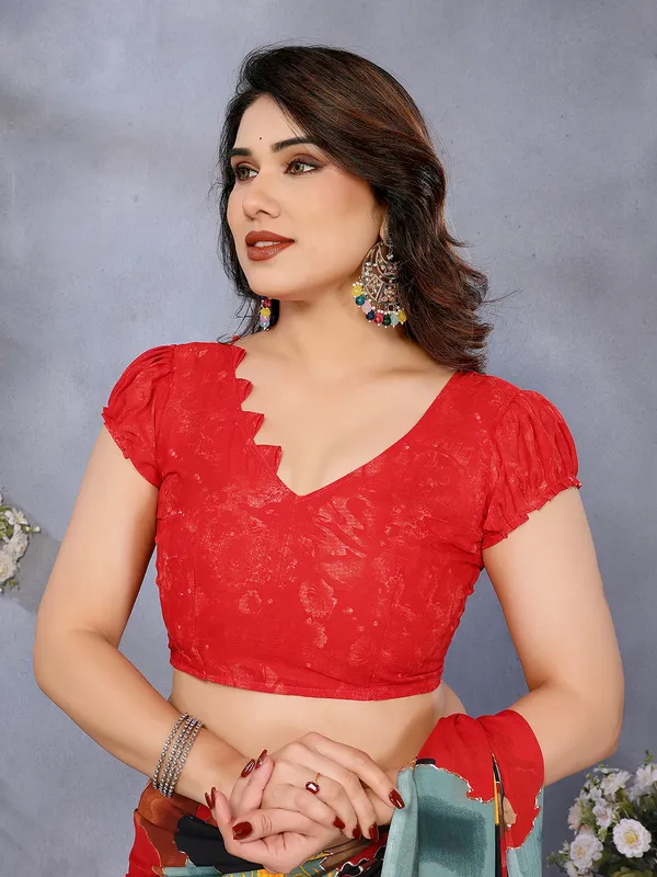 Women's_Graphic_Print_Georgette_Saree_With_Unstitched_Blouse_Piece