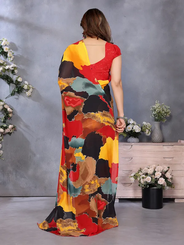 Women's_Graphic_Print_Georgette_Saree_With_Unstitched_Blouse_Piece