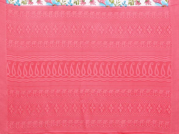 Paisley,_Floral_Print_Daily_Wear_Georgette_Saree��(Pink,_Light_Blue,_White)