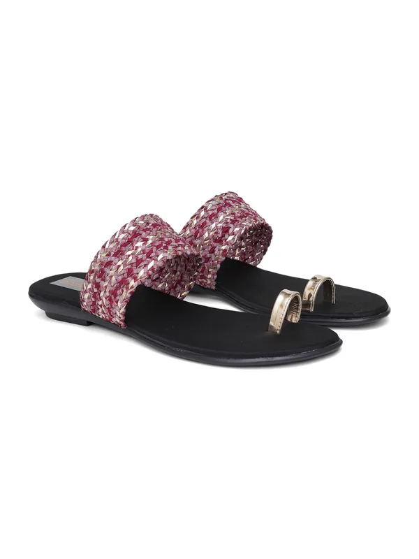 Women's_Embellished_One_toe_Flats