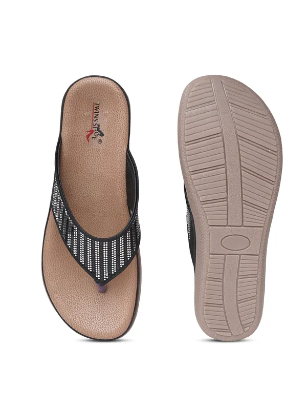 Women_T-Strap_Flats_Open_Toe_Flats_with_saroski_(black)