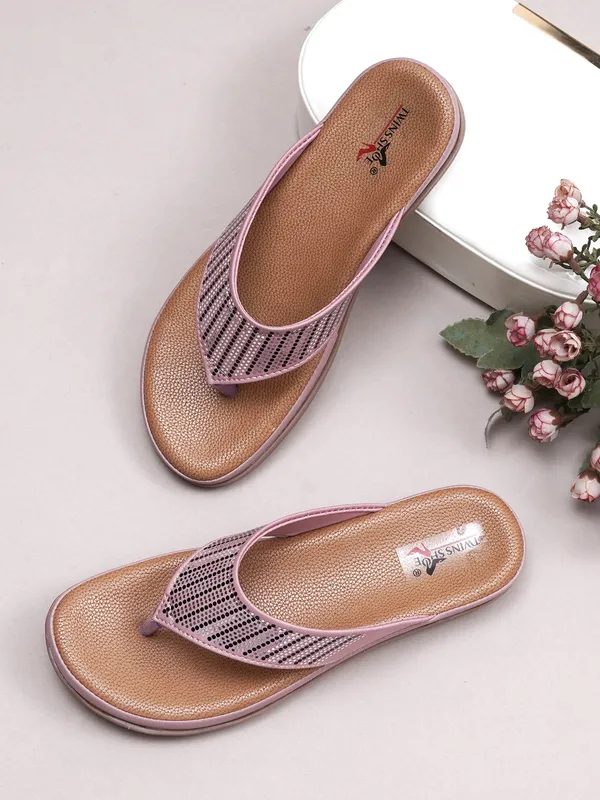 Women_T-Strap_Flats_Open_Toe_Flats_with_saroski_(peach)