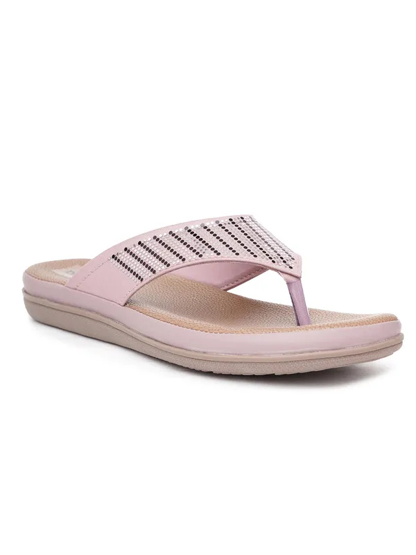 Women_T-Strap_Flats_Open_Toe_Flats_with_saroski_(peach)
