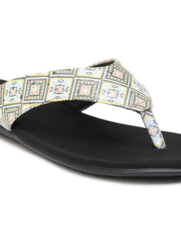 Women's_Embellished_One_toe_Flats_(__YELLOW_)