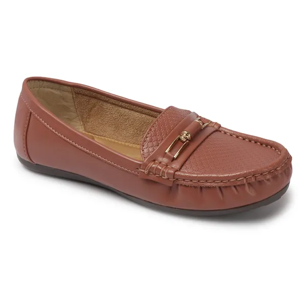 Casual_Dailywear_Soft_Buckle_Loafers_(Peach)