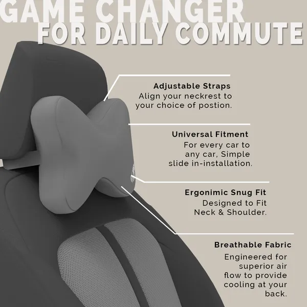 Bone_Ultimate_Memory_Foam_Car_Neck_Rest_Pillow,_Car_Pillow_For_Comfortable_Car_Rides,_Superior_Neck_Support_Cushion,_Relieves_Neck_Pain,_Head_Rest_Pillow_With_Washable_Cover