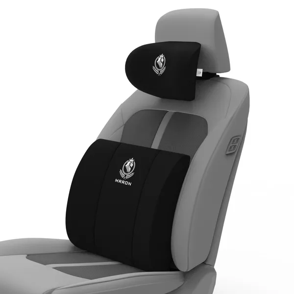 Lumbar_Back_Support_Neck_Rest_For_Chair_&_Car_Seat,_Orthopaedic_Support_Memory_Foam_Backrest_Cushion_Designed_For_Back_Pain_Relief_Pillow_For_Comfortable_Sitting