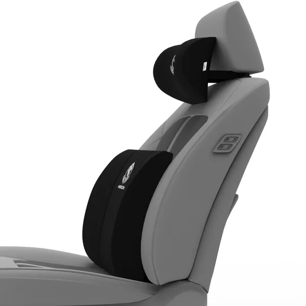 Lumbar_Back_Support_Neck_Rest_For_Chair_&_Car_Seat,_Orthopaedic_Support_Memory_Foam_Backrest_Cushion_Designed_For_Back_Pain_Relief_Pillow_For_Comfortable_Sitting