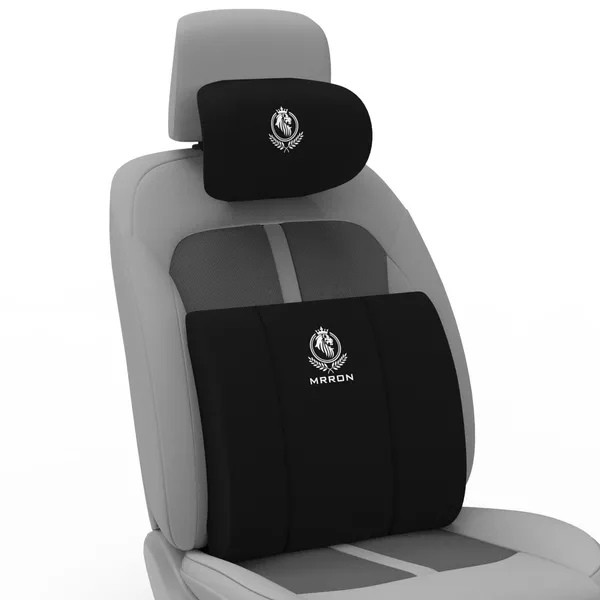 Lumbar_Back_Support_Neck_Rest_For_Chair_&_Car_Seat,_Orthopaedic_Support_Memory_Foam_Backrest_Cushion_Designed_For_Back_Pain_Relief_Pillow_For_Comfortable_Sitting