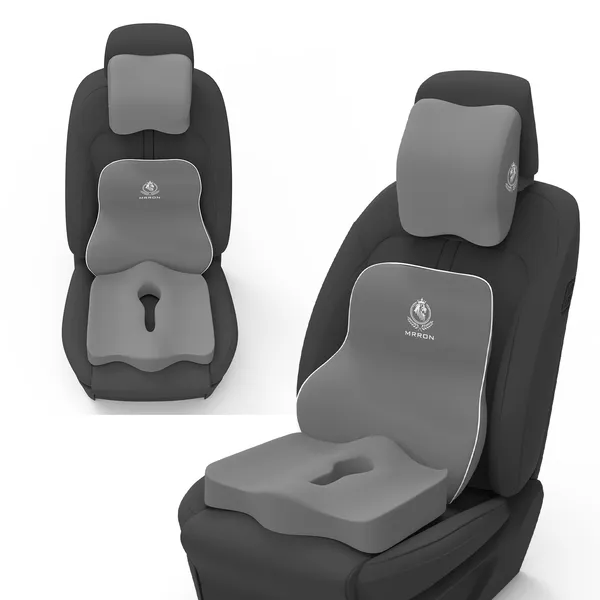 MRRON_Neckpro_Neckrest_Exemphlar_Back_Support_or_Coccyx_Orthopaedic_Cushion_for_Long_Sitting_Universal_fit_with_Ergonomic_Design_Made_by_High_Density_Memory_Foam_Used_for_Car_or_Office_Chairs.