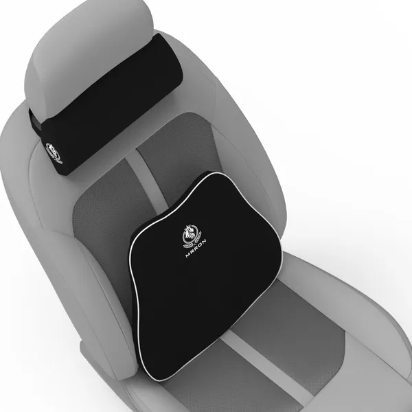 MRRON_Back_Support_Neck_Rest_for_Chair_&_Car_Seat,_Orthopaedic_Lumbar_Support_Memory_Foam_Backrest_Cushion_Designed_for_Back_Pain_Relief_Pillow_for_Comfortable_Sitting