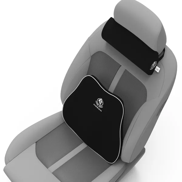 MRRON_Back_Support_Neck_Rest_for_Chair_&_Car_Seat,_Orthopaedic_Lumbar_Support_Memory_Foam_Backrest_Cushion_Designed_for_Back_Pain_Relief_Pillow_for_Comfortable_Sitting