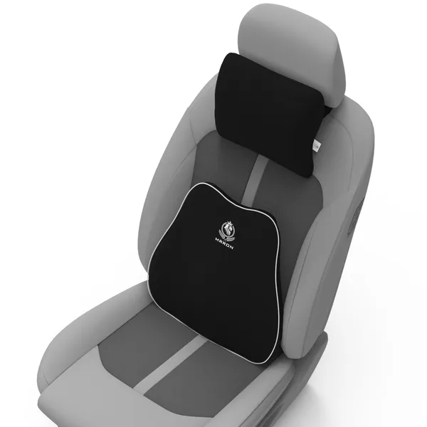 MRRON_Back_Support_Neck_Rest_for_Chair_&_Car_Seat,_Orthopaedic_Lumbar_Support_Memory_Foam_Backrest_Cushion_Designed_for_Back_Pain_Relief_Pillow_for_Comfortable_Sitting