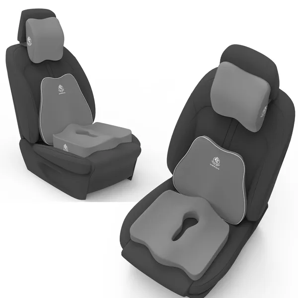 MRRON_Neckpro_Neckrest_Slim_Back_Support_or_Coccyx_Orthopaedic_Cushion_for_Long_Sitting_Universal_fit_with_Ergonomic_Design_Made_by_High_Density_Memory_Foam_Used_for_Car_or_Office_Chairs.