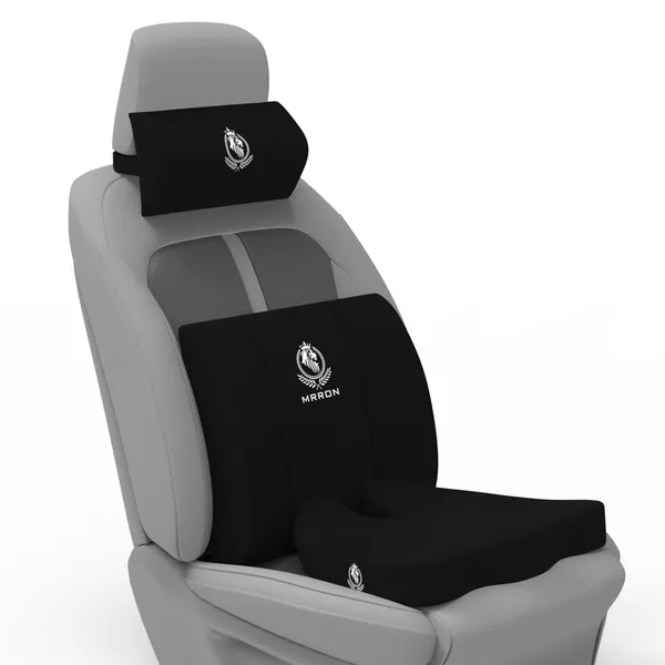 MRRON_Memory_Foam_Car_Seat_Cushion_Set_�_Lumbar_Back_Support,_Coccyx_Seat_Pad_&_Neck_Pillow_�_Ergonomic_Pain_Relief_for_Back,_Tailbone,_Sciatica_�_Ideal_for_Driving,_Office_&_Travel.