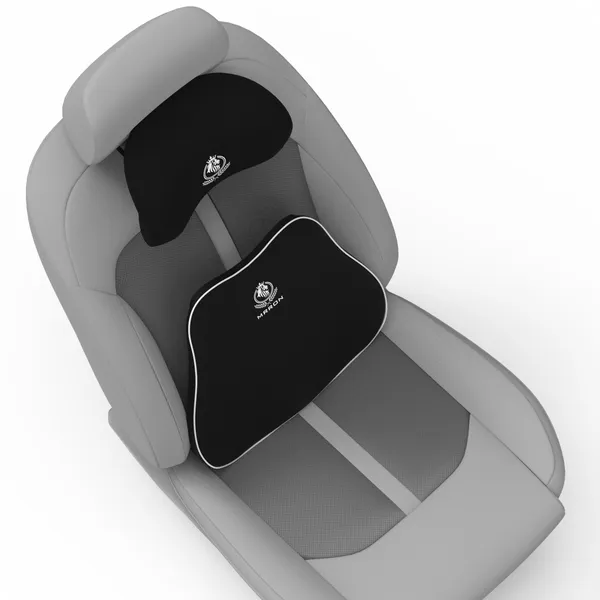 MRRON_Back_Support_Neck_Rest_for_Chair_&_Car_Seat,_Orthopaedic_Lumbar_Support_Memory_Foam_Backrest_Cushion_Designed_for_Back_Pain_Relief_Pillow_for_Comfortable_Sitting