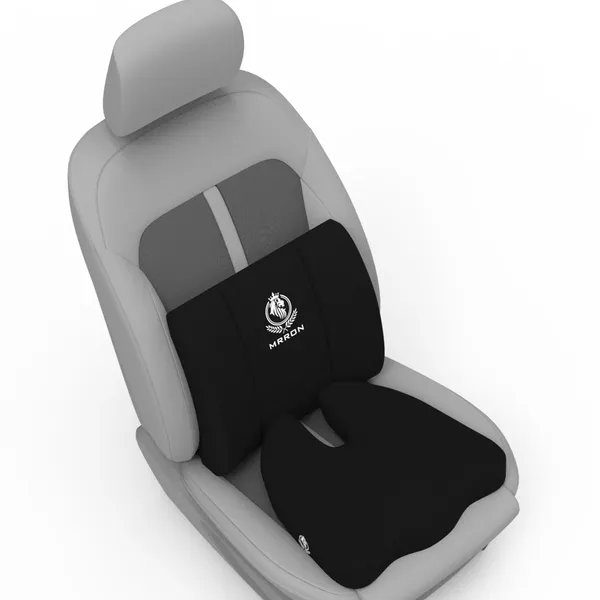 MRRON_Car_Seat_Cushion_�_2-Piece_Set_with_Back_Support_&_Coccyx_Cushion_�_Orthopedic_Support_for_Back,_Tailbone,_Sciatica_Pain_�_Ergonomic_Comfort_for_Car,_Office,_or_Home_Chair