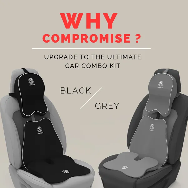 MRRON_Memory_Foam_Car_Seat_Cushion_Combo_–_Backrest,_Seat_Cushion_&_Neckrest_for_Tailbone,_Sciatica_&_Back_Pain_Relief_–_Orthopedic_Support_for_Driving,_Office_Chair.