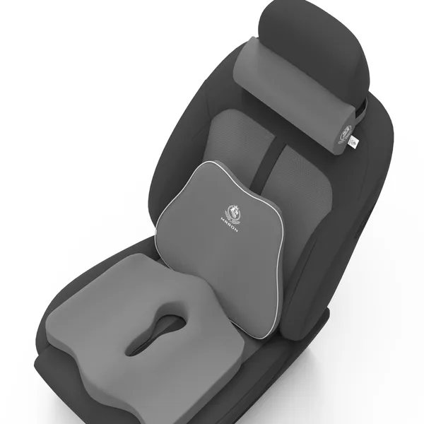 MRRON_Memory_Foam_Car_Seat_Cushion_Set_�_Lumbar_Back_Support,_Coccyx_Seat_Pad_&_Neck_Pillow_�_Ergonomic_Pain_Relief_for_Back,_Tailbone,_Sciatica_�_Ideal_for_Driving,_Office_&_Travel.