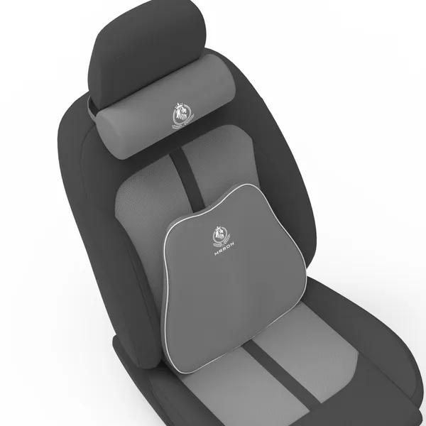 MRRON_Back_Support_Neck_Rest_for_Chair_&_Car_Seat,_Orthopaedic_Lumbar_Support_Memory_Foam_Backrest_Cushion_Designed_for_Back_Pain_Relief_Pillow_for_Comfortable_Sitting