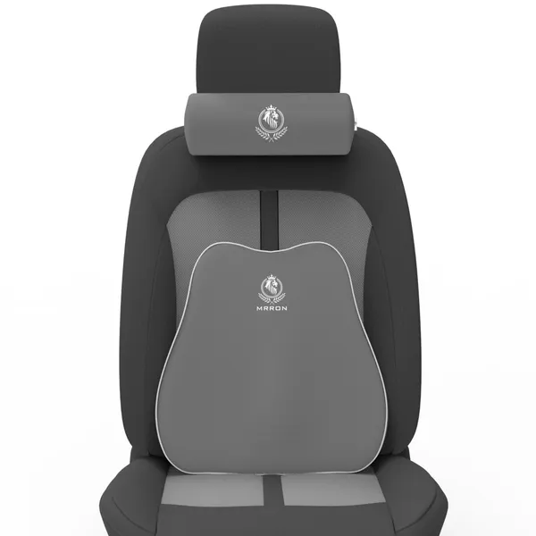 MRRON_Back_Support_Neck_Rest_for_Chair_&_Car_Seat,_Orthopaedic_Lumbar_Support_Memory_Foam_Backrest_Cushion_Designed_for_Back_Pain_Relief_Pillow_for_Comfortable_Sitting