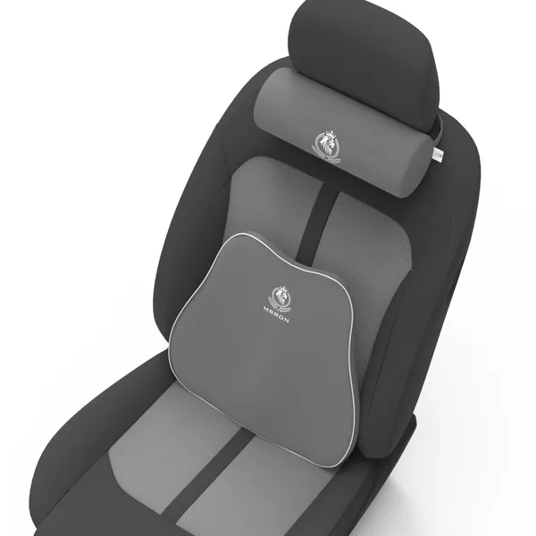 MRRON_Back_Support_Neck_Rest_for_Chair_&_Car_Seat,_Orthopaedic_Lumbar_Support_Memory_Foam_Backrest_Cushion_Designed_for_Back_Pain_Relief_Pillow_for_Comfortable_Sitting