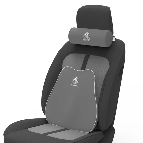MRRON_Back_Support_Neck_Rest_for_Chair_&_Car_Seat,_Orthopaedic_Lumbar_Support_Memory_Foam_Backrest_Cushion_Designed_for_Back_Pain_Relief_Pillow_for_Comfortable_Sitting