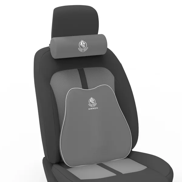 MRRON_Back_Support_Neck_Rest_for_Chair_&_Car_Seat,_Orthopaedic_Lumbar_Support_Memory_Foam_Backrest_Cushion_Designed_for_Back_Pain_Relief_Pillow_for_Comfortable_Sitting