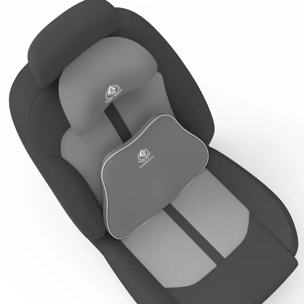 MRRON_Back_Support_Neck_Rest_for_Chair_&_Car_Seat,_Orthopaedic_Lumbar_Support_Memory_Foam_Backrest_Cushion_Designed_for_Back_Pain_Relief_Pillow_for_Comfortable_Sitting