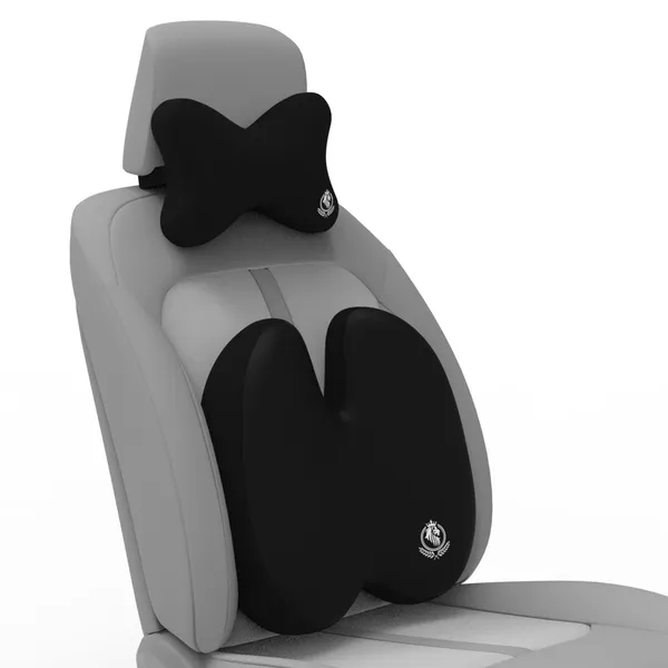Neckrest_Back_Support_Or_Coccyx_Orthopaedic_Cushion_For_Long_Sitting_Universal_Fit_With_Ergonomic_Design_Made_By_High_Density_Memory_Foam_Used_For_Car_Or_Office_Chairs.
