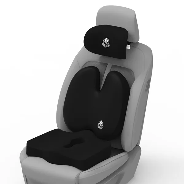 Neckrest_Back_Support_Or_Coccyx_Orthopaedic_Cushion_For_Long_Sitting_Universal_Fit_With_Ergonomic_Design_Made_By_High_Density_Memory_Foam_Used_For_Car_Or_Office_Chairs.