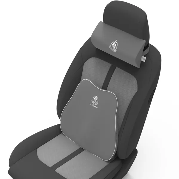 MRRON_Back_Support_Neck_Rest_for_Chair_&_Car_Seat,_Orthopaedic_Lumbar_Support_Memory_Foam_Backrest_Cushion_Designed_for_Back_Pain_Relief_Pillow_for_Comfortable_Sitting