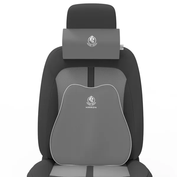 MRRON_Back_Support_Neck_Rest_for_Chair_&_Car_Seat,_Orthopaedic_Lumbar_Support_Memory_Foam_Backrest_Cushion_Designed_for_Back_Pain_Relief_Pillow_for_Comfortable_Sitting