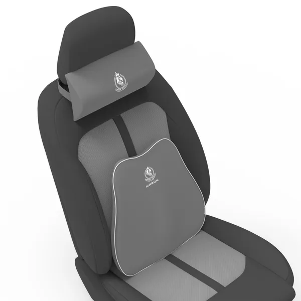 MRRON_Back_Support_Neck_Rest_for_Chair_&_Car_Seat,_Orthopaedic_Lumbar_Support_Memory_Foam_Backrest_Cushion_Designed_for_Back_Pain_Relief_Pillow_for_Comfortable_Sitting