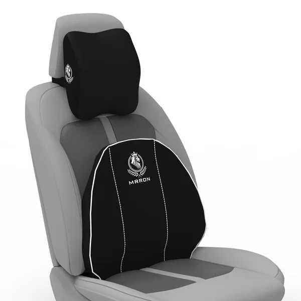 MRRON_Neckpro_Cruz_Spine_Back_Support_Neck_Rest_for_Chair_&_Car_Seat,_Orthopaedic_Lumbar_Support_Memory_Foam_Backrest_Cushion_Designed_for_Back_Pain_Relief_Pillow_for_Comfortable_Sitting