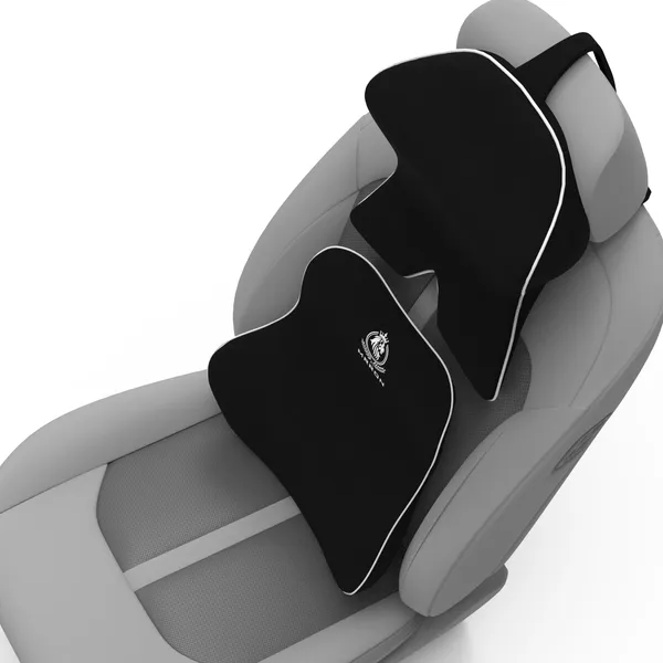 Memory_Foam_Neck_Rest_&_Extra_Lumbar_Support_For_Car_Or_Office_Chair-_Memory_Foam_Back_Cushion_Support_Relive_Pain_During_Along_Sitting_Hours_With_Neckrest