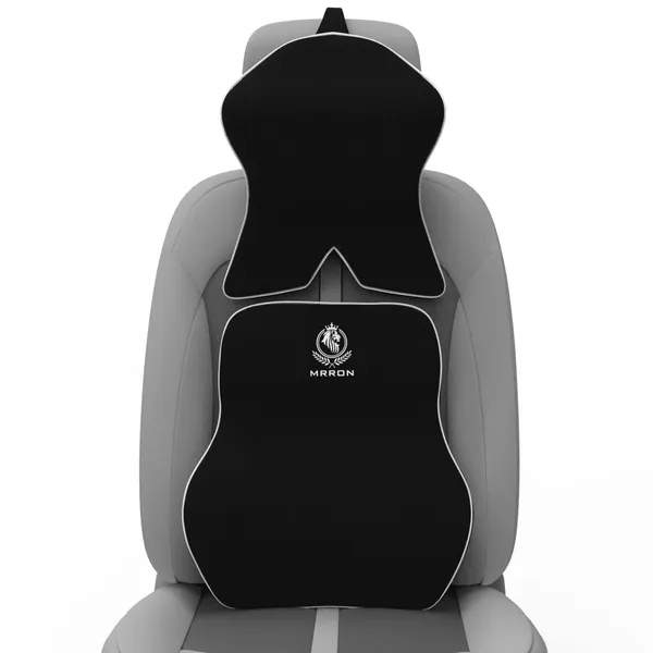 Memory_Foam_Neck_Rest_&_Extra_Lumbar_Support_For_Car_Or_Office_Chair-_Memory_Foam_Back_Cushion_Support_Relive_Pain_During_Along_Sitting_Hours_With_Neckrest