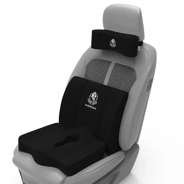 MRRON_Breeze_Neck_rest__Lumber_Back_Support_or_Coccxy_Orthopaedic_Cushion_for_Long_Sitting_Universal_fit_with_Ergonomic_Design_Made_by_High_Density_Memory_Foam_Used_for_Car_or_Office_Chairs.