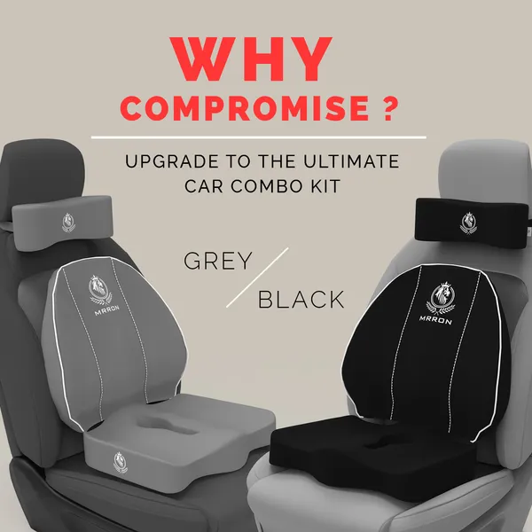 MRRON_Brezze_Neck_rest_Cruz_Back_Support_or_Coccxy_Orthopaedic_Cushion_for_Long_Sitting_Universal_fit_with_Ergonomic_Design_Made_by_High_Density_Memory_Foam_Used_for_Car_or_Office_Chairs.