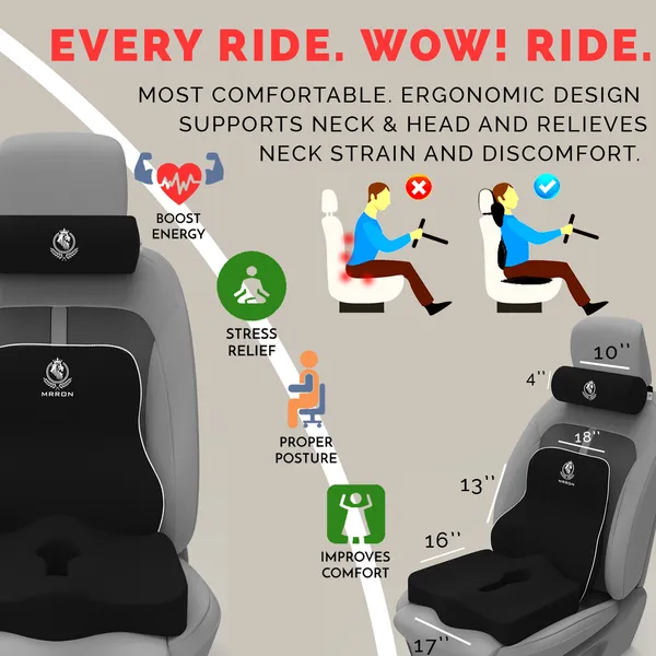 MRRON_Celia_Neck_rest__Exempohlar_Back_Support_or_Coccxy_Orthopaedic_Cushion_for_Long_Sitting_Universal_fit_with_Ergonomic_Design_Made_by_High_Density_Memory_Foam_Used_for_Car_or_Office_Chairs.