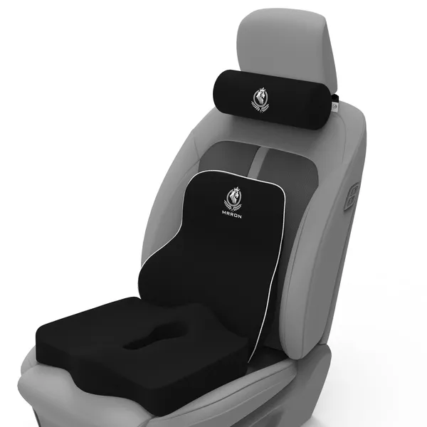 MRRON_Celia_Neck_rest__Exempohlar_Back_Support_or_Coccxy_Orthopaedic_Cushion_for_Long_Sitting_Universal_fit_with_Ergonomic_Design_Made_by_High_Density_Memory_Foam_Used_for_Car_or_Office_Chairs.